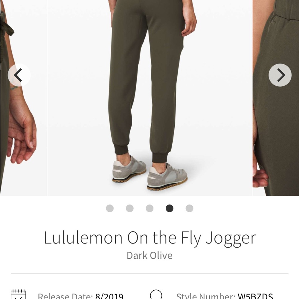 Lululemon athletica on The Fly size 2 sage Joggers - Picture 2 of 2